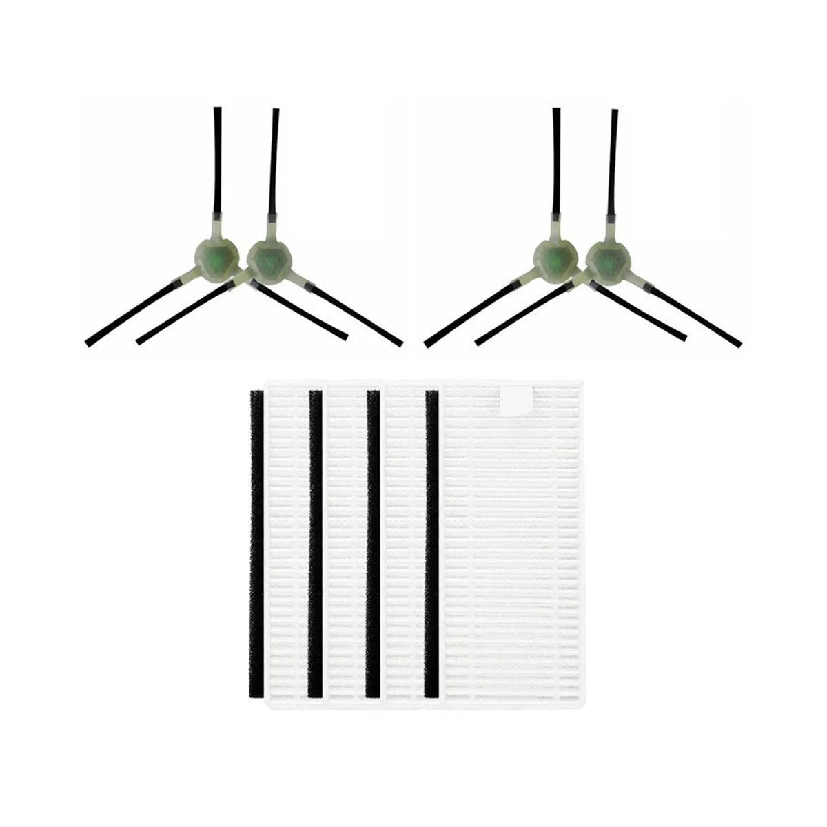 

Replacement for Robot Vacuum Cleaner Parts M201 / M210 / M501A / M571 / T700 Side Brush Filter Screen