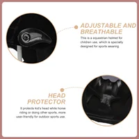 Children Sports Hat Kids Equestrian Protective Gear Adjustable Horse Riding Head Protector 2