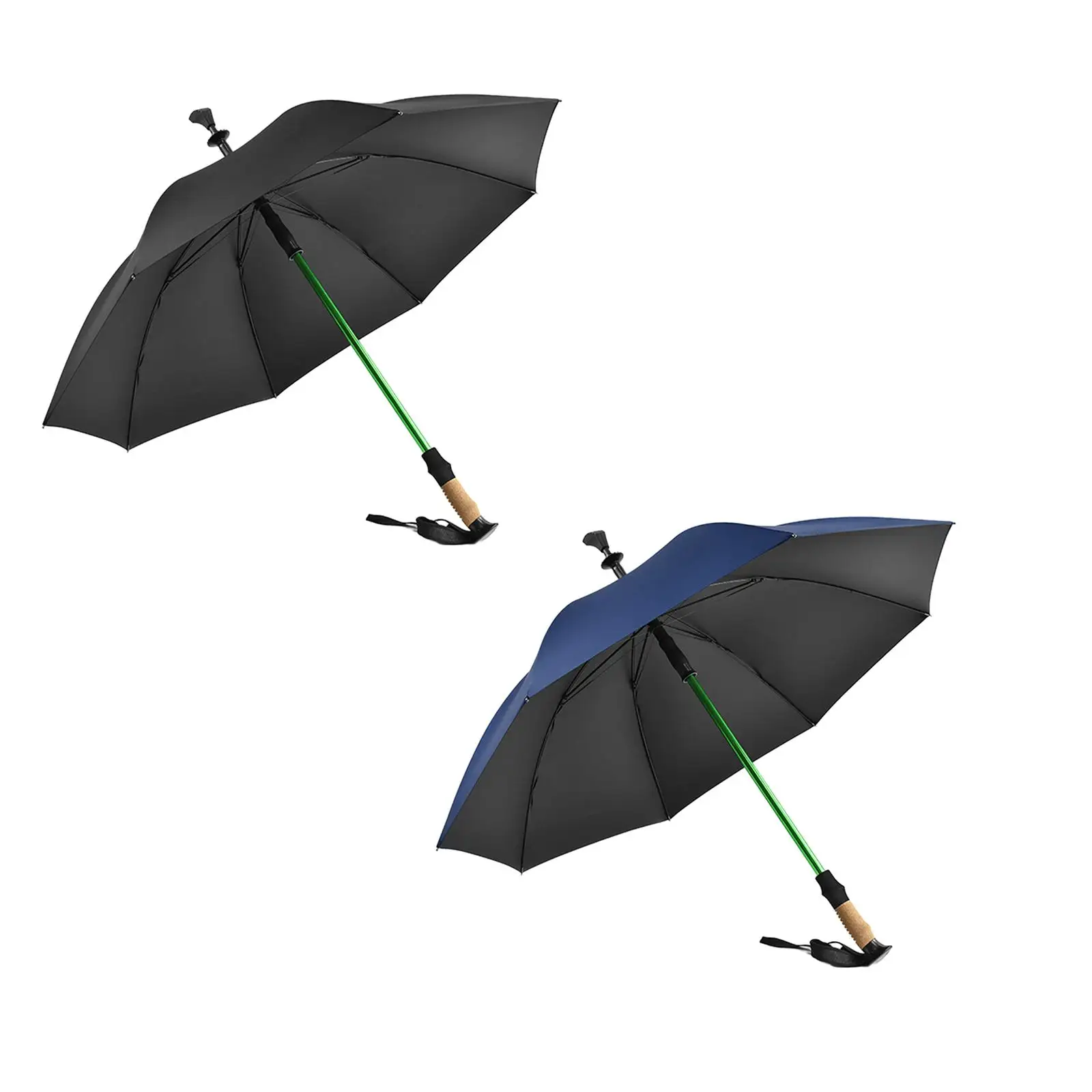 

Walking Cane Umbrella Ideal Father's Gift Windproof Sun Rain Umbrella for Elderly Men Women Mountaineering Outdoor Travel