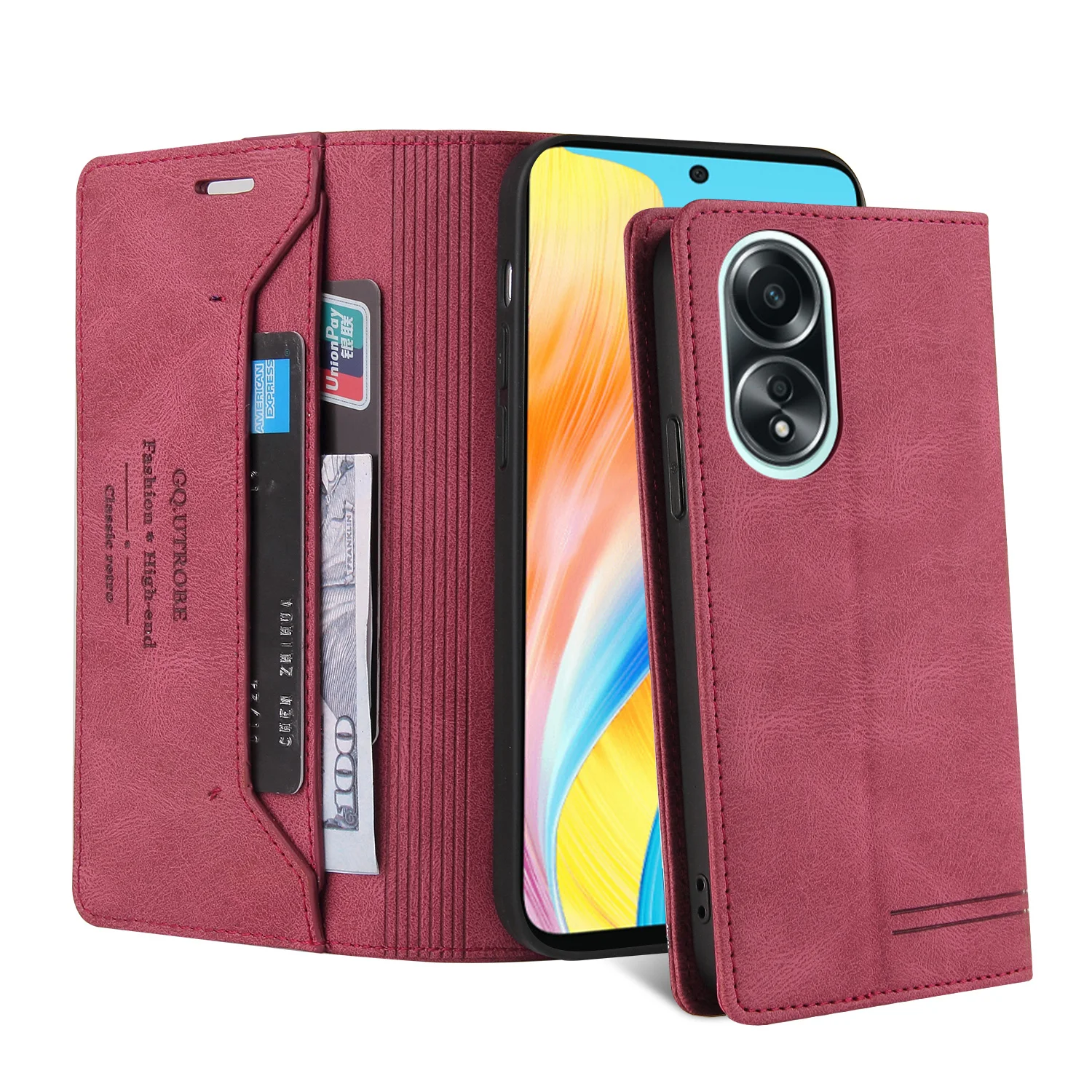 Premium Wallet RFID Blocking Magnetic Flip Leather Case