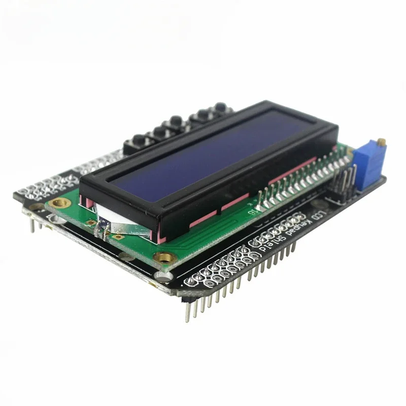 5pcs LCD Keypad Shield LCD1602 LCD 1602 Module Display For arduino ATMEGA328 ATMEGA2560 raspberry pi UNO blue screen