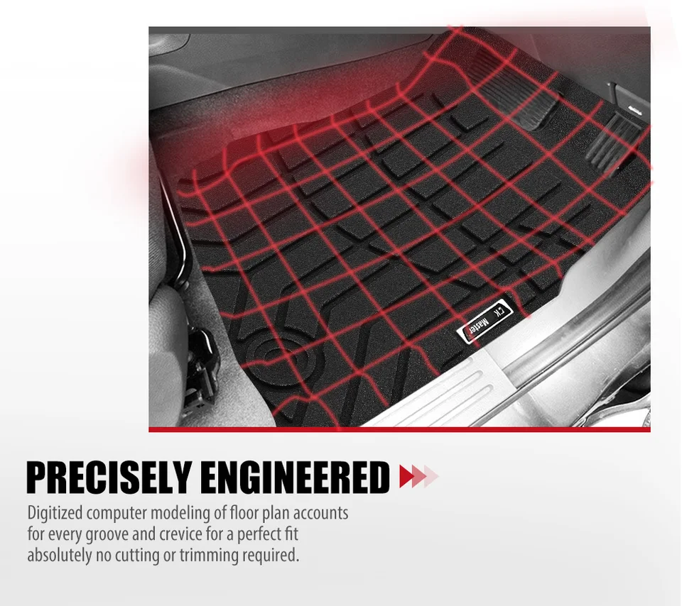 ZAIQU KIWI MASTER 3D TPE Car Floor Mats Fit for Mazda CX-5 KF 2017