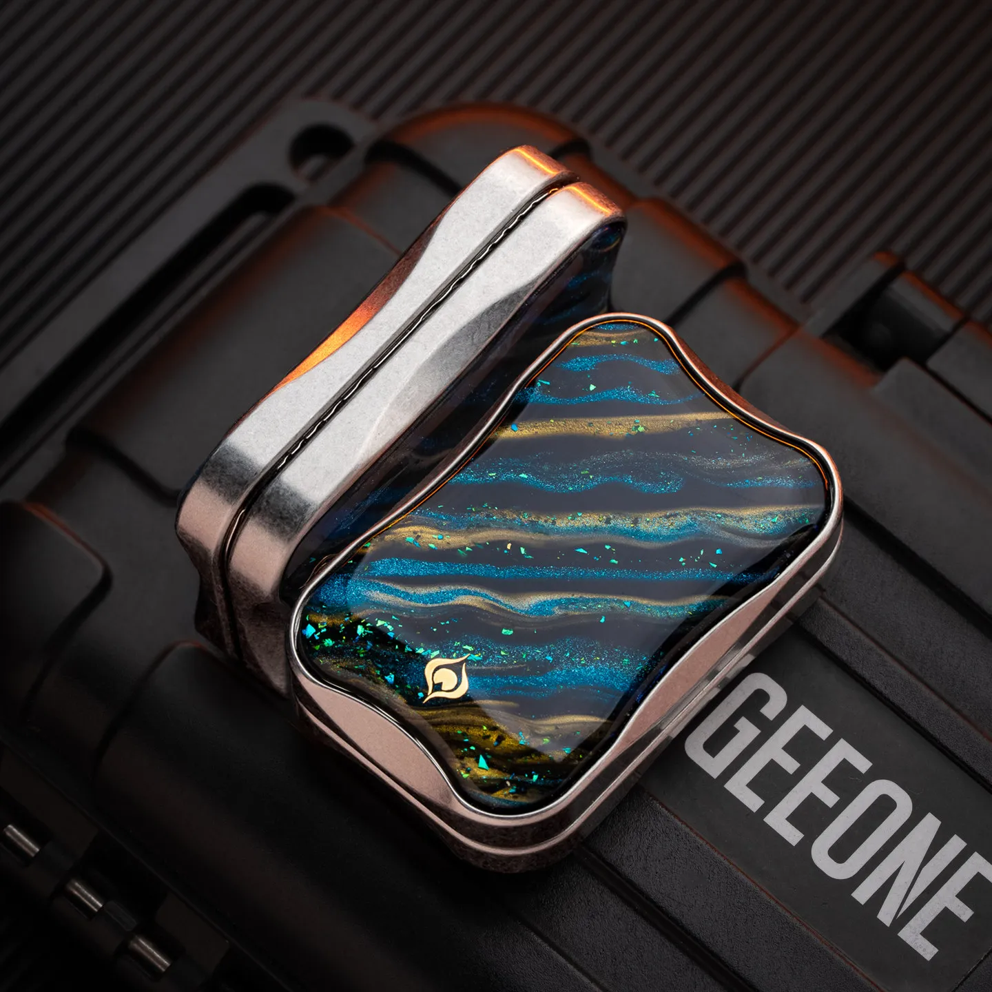 Peacock Aura Sand SS Slim フィジェットトイ　スライダー Peacock Aura Sand SS Slim フィジェットトイ スライダー