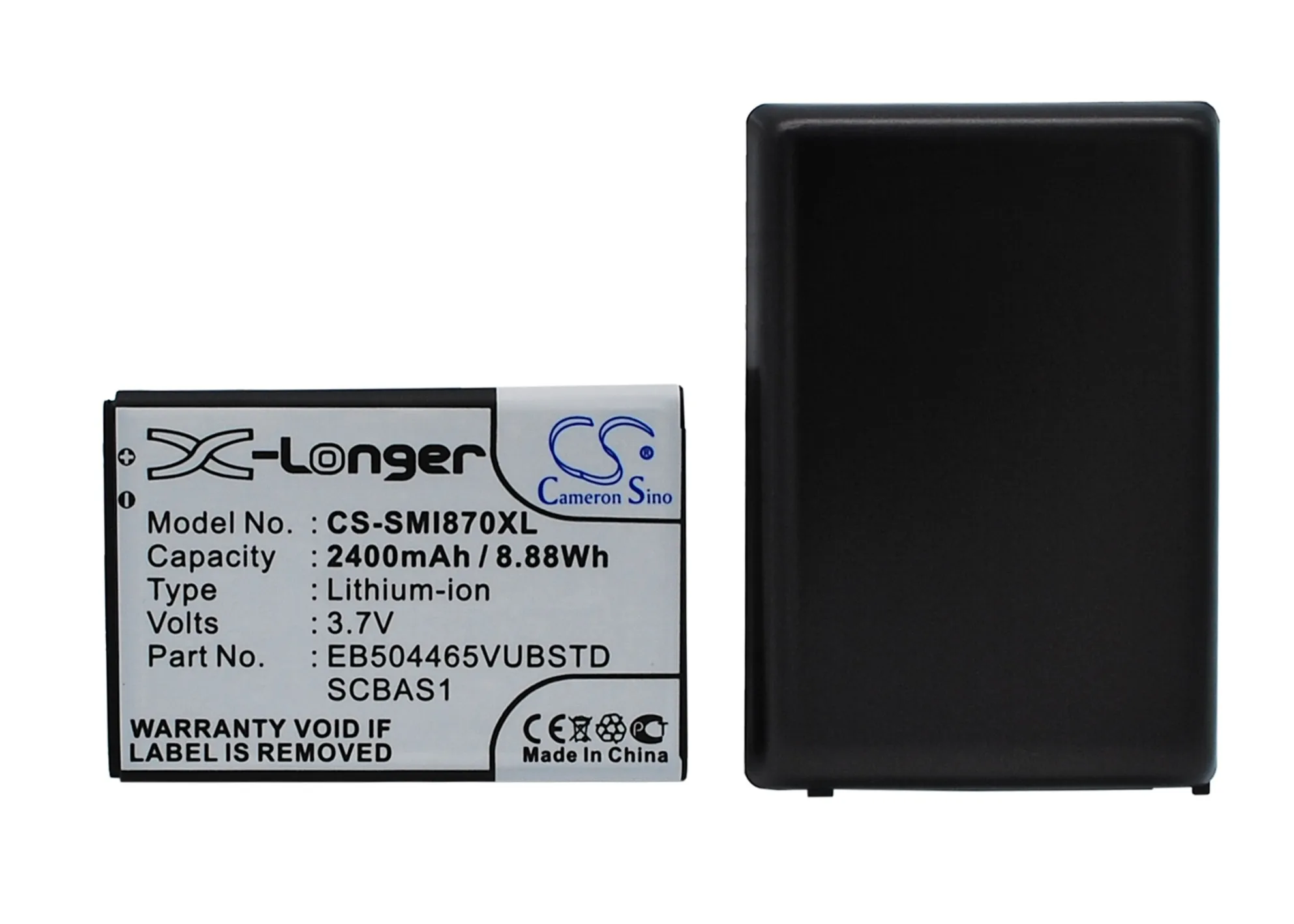 2400Mah Eb504465Vu Eb504465Vj Scbas1 So1S416As/5-B Eb504465Vubstd Batteria Per Samsung Omnia 7 Gt-I8700