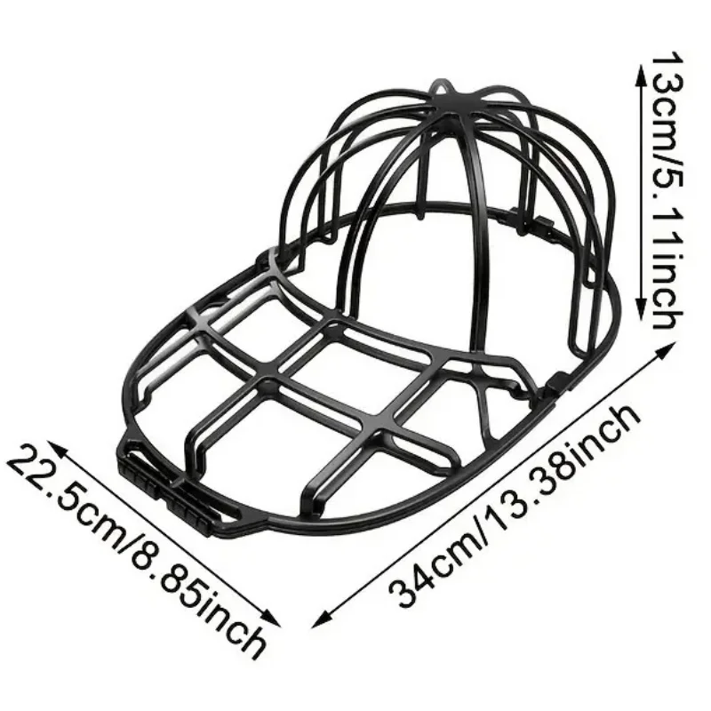 Description Picture 4 of item3Pcs Baseball Cap Washer,Hat Cleaner Cage Holder Frame for Washing Machine,Anti-deformation Cap Protector Rack Hat Washer Keeper