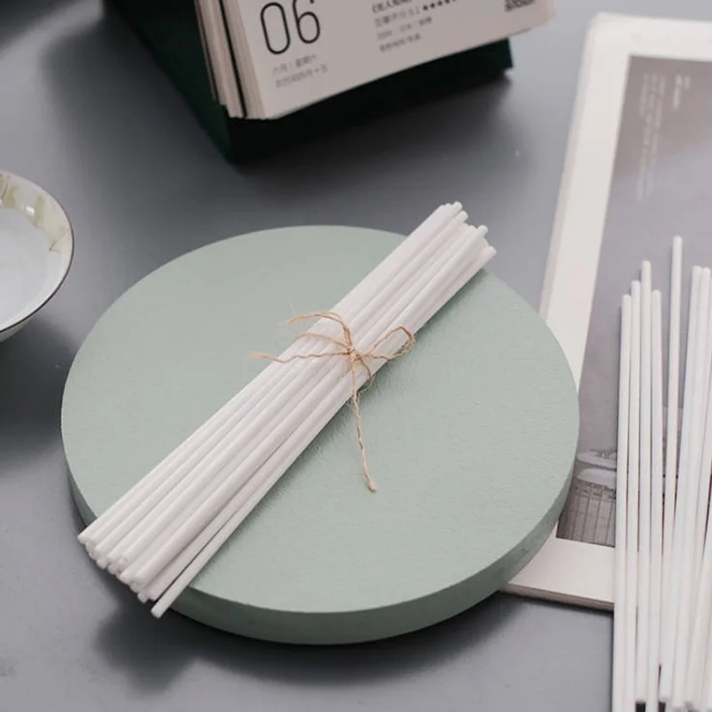 Reed diffuser stick fragrance diffuser refill stick aroma diffuser sticks 100pcs Reed Diffuser Sticks Set 3mm 8 inch Fiber Reed Aromatherapy For Bedroom Office Bathroom Living