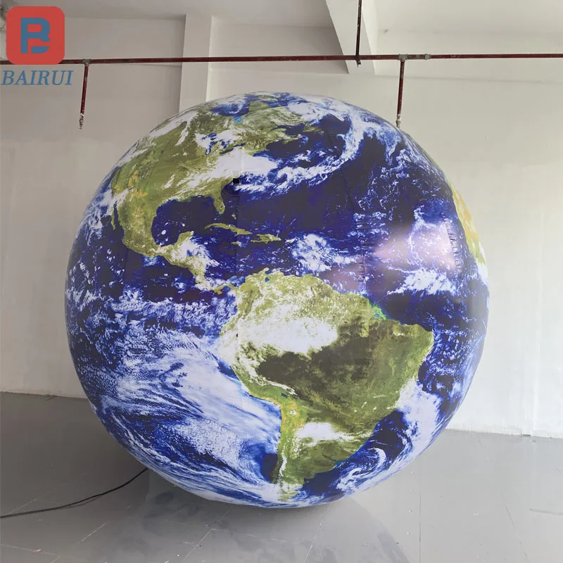 

Giant inflatable Earth Planetary Model Roam Universe theme campaign advertising decoration can be customized