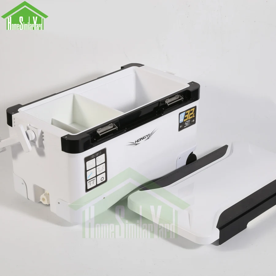 25-36L Camping Cooler Box Picnic Fishing Large Capacity Portable Keep Cold Trolley Box 10-72H Insulation Food Storage