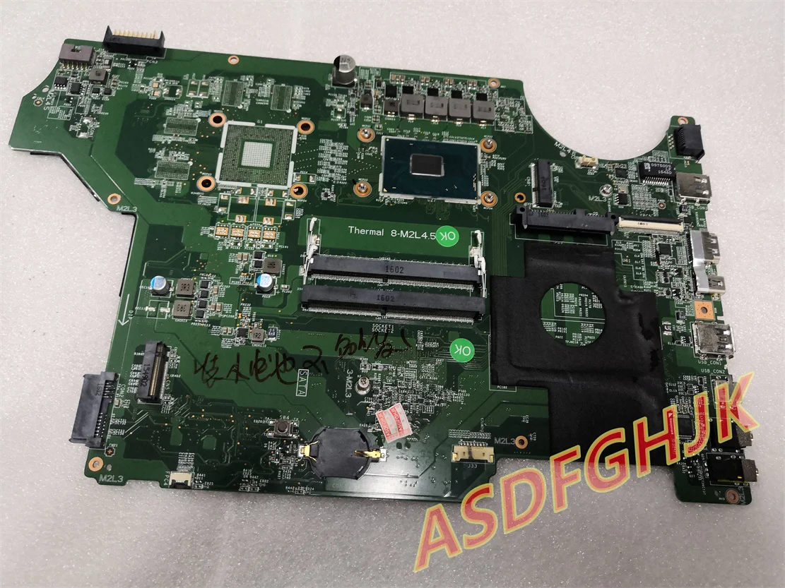 

Origina ms-16j61 ms-17961 For msi gp62 gp72 ms-16j6 ms-1796 laptop Motherboard with sr2fr i3 cpu test ok
