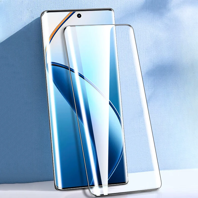 

For Realme 12 Pro+ 3D Curved Tempered Glass Screen Protector for Realme12 12Pro+ 12prolplus Clear Anti Blue Protective Film