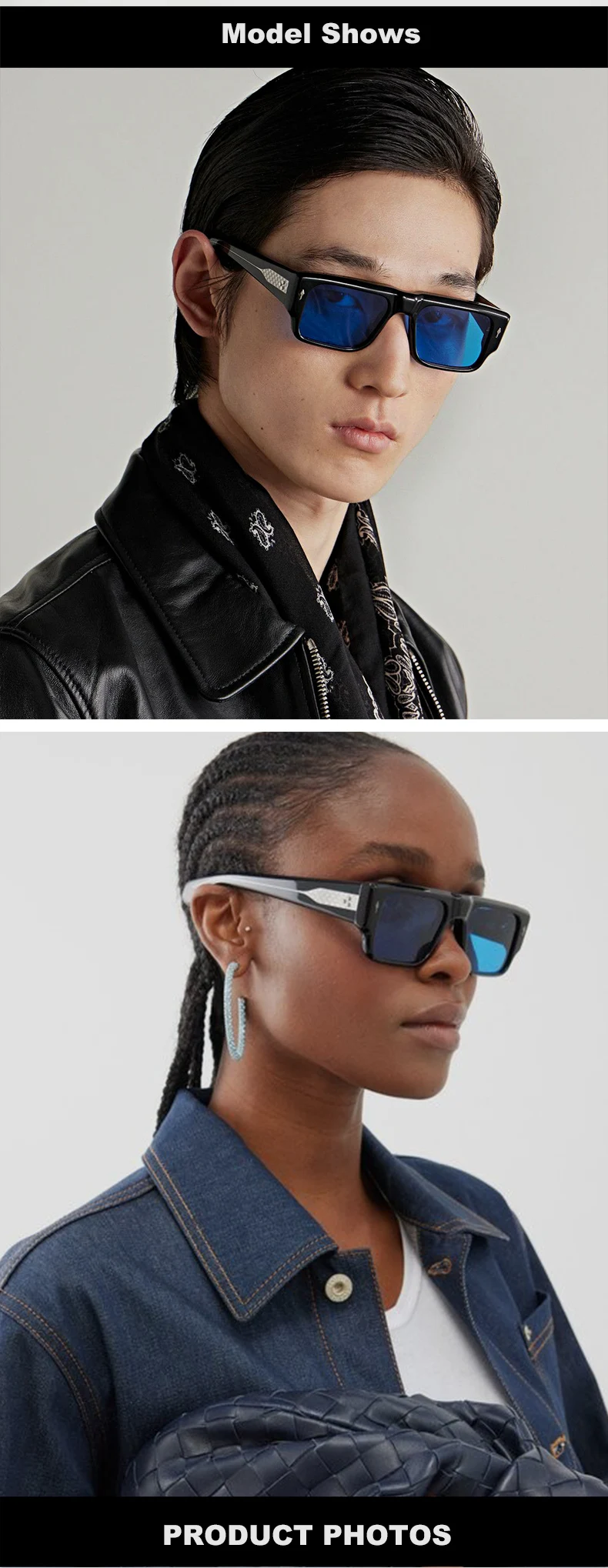 SDEVOTO Quadratische UV400 Sonnenbrille für Männer und Frauen, Tortoiseshell Klassische Brillen, Individuell Gravierbar, Outdoor-Reitbrille, Anti-UV Pro – Detail 9