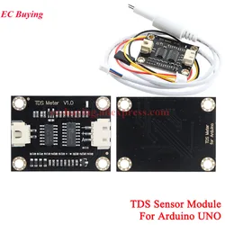 Enhanced Water Conductivity and Quality Monitoring TDS Sensor Module - 1pc (Black)