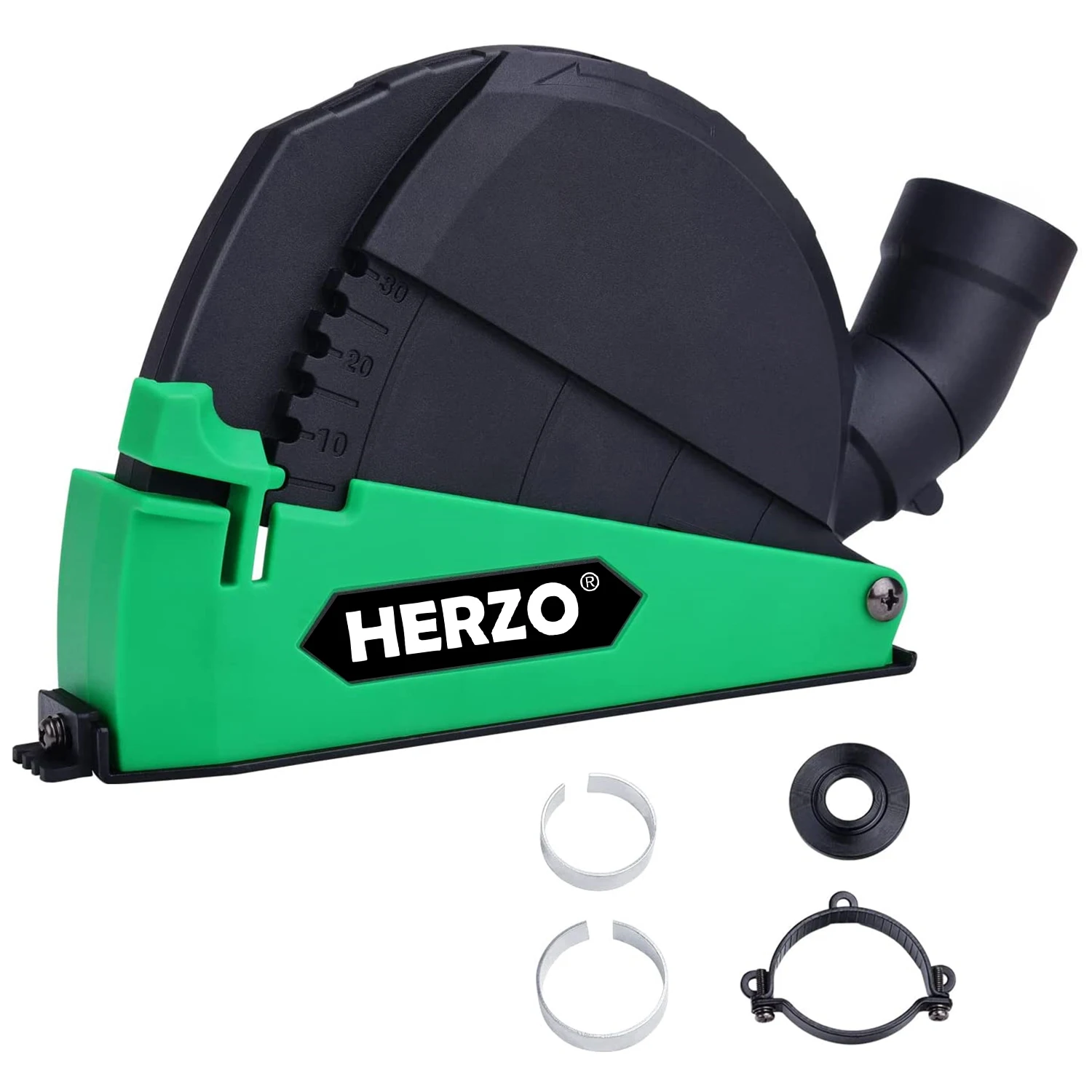 HERZO GT119125A 125MM Grinding Dust Shroud For Angle Grinder With  Attachments - AliExpress