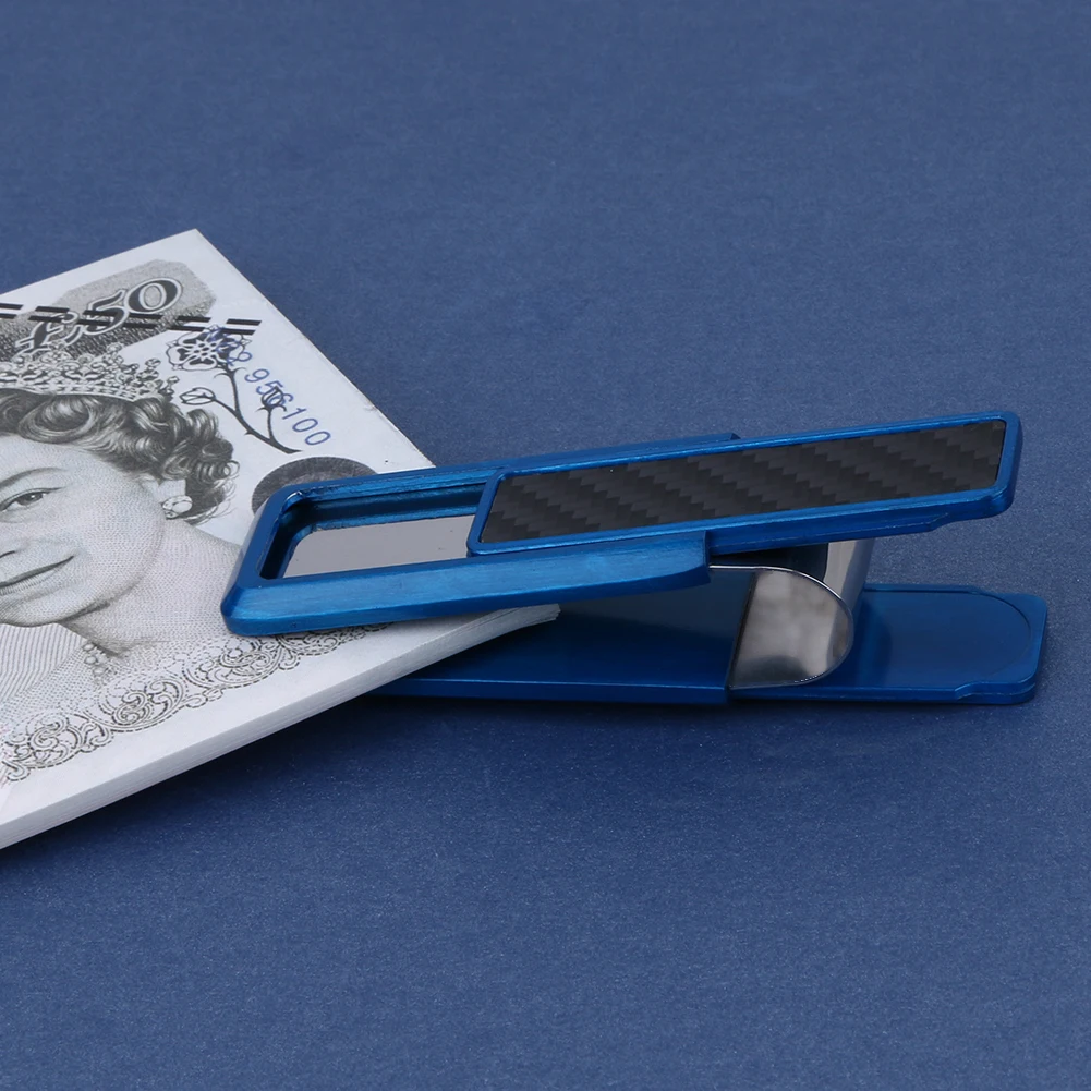 Metal Money Clip Minimalist Wallet Clip Lightweight Front Pocket Wallet Clip Credit Card Holder Clips for Fathers Boyfriends