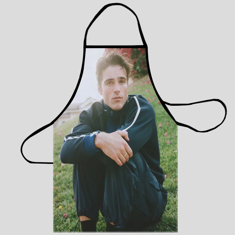 

New Jacob Elordi Apron Kitchen Aprons For Women Oxford Fabric Cleaning Pinafore Home Cooking Accessories Apron