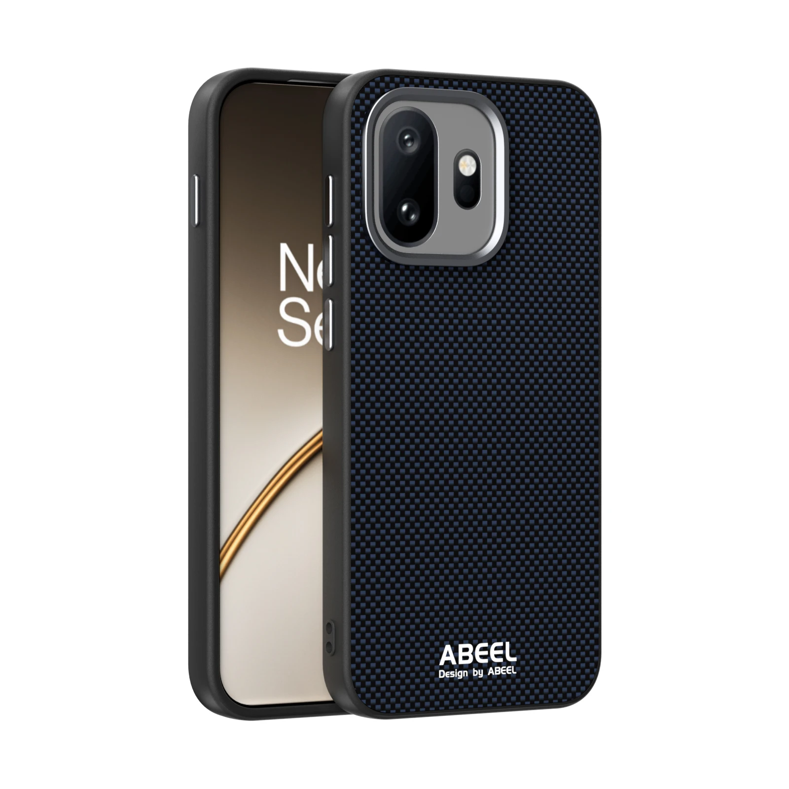 Carbon Fiber Magnetic Wireless Shockproof Protective Phone Case
