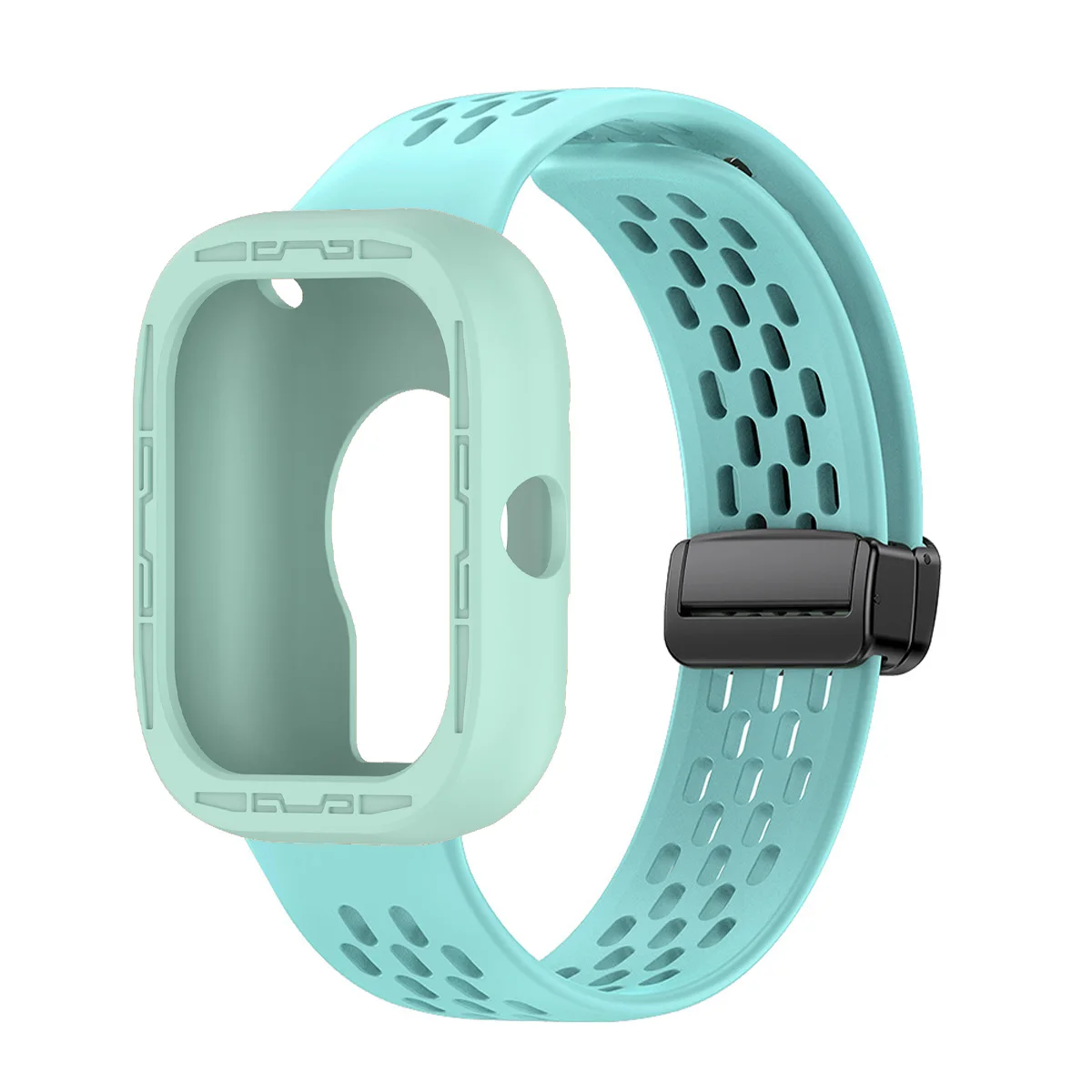Silicone Strap and Bumper Protective Shell Cover