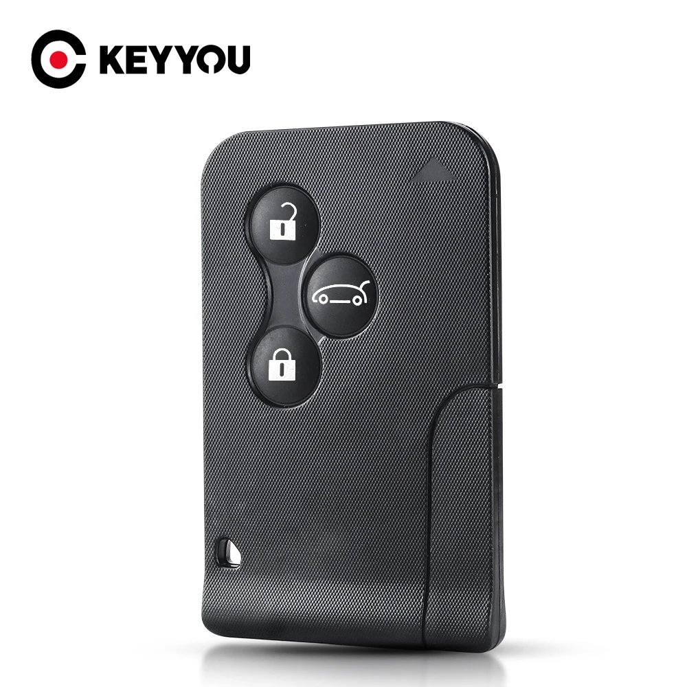 Key Case Car Key Shell Key Shell Dandkey 3 Buttons Smart Card For Renault Clio Logan Megane 2 3 Koleos Scenic Card Case Car Key Fob Shell With Small Key
