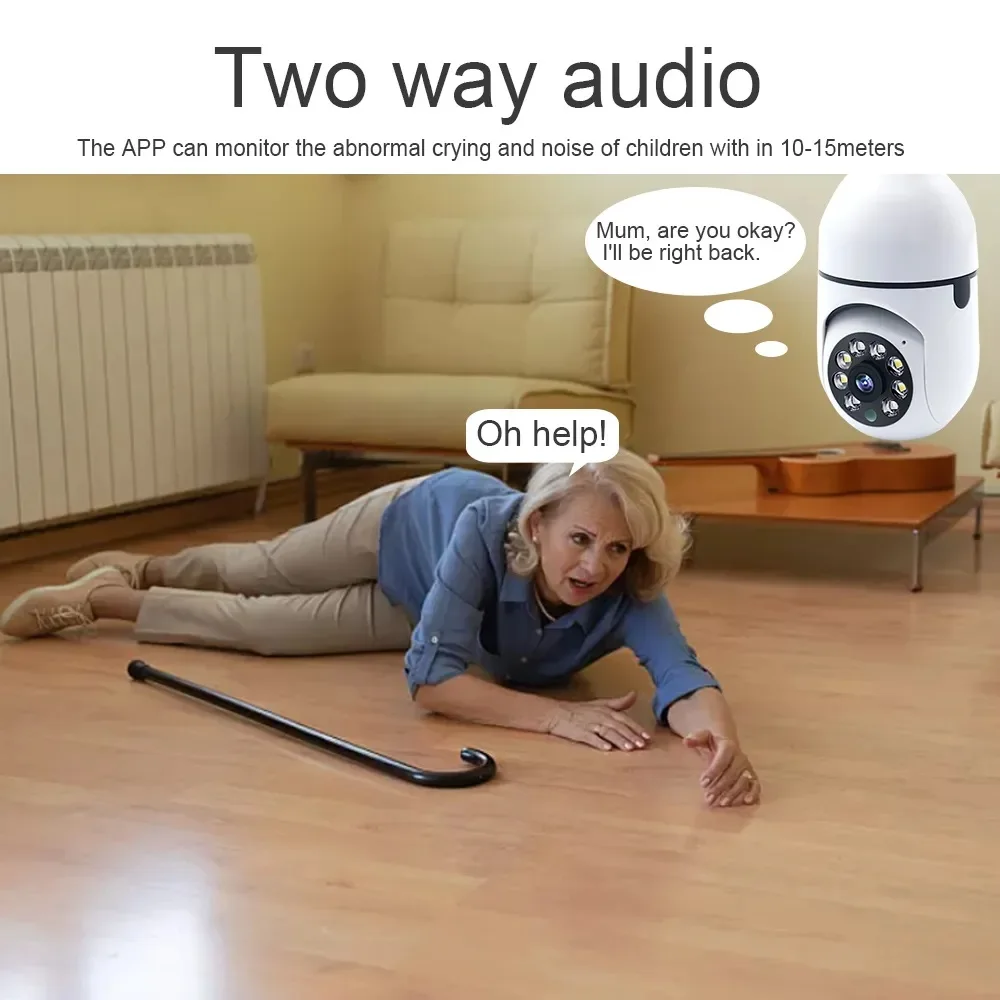 AI ΰ  ڵ  Ǯ ÷ ߰ ð  ̺ , Ʈ Ȩ  ī޶,  5G, 3MP, E27 