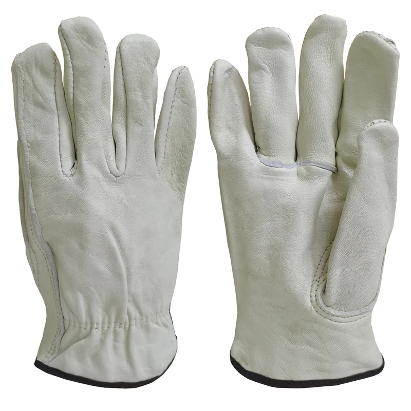 

Full Finger Pig Skin Leather Gloves Mens Work Safety Working Mens Mechanical Repairing Womens Gardening Gloves