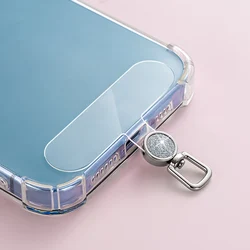 Luxurious Glitter Phone Lanyard Replacement - Shiny Universal Tether Tabs (Sliver)