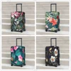 Palm Leaves Flower Thick Elastic Luggage Protective Cover Zipper Suit For Bag Suitcase Covers Trolley Cover Travel 1