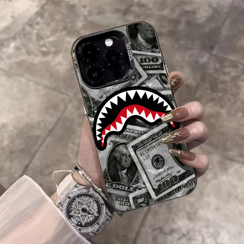 Frosted Acrylic Shark Tooth Phone Case