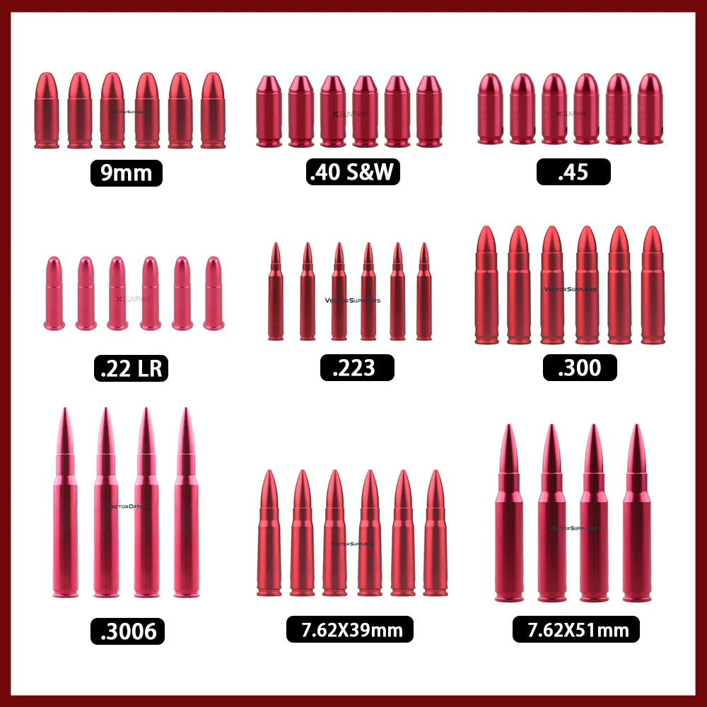 Snap Caps Vector Optics 9mm .300 .223 12GA Caliber Cartridge Bore Sighter