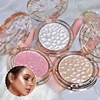 Crystal Bright Light high Gloss Powder Pearl Fine Flash Flash brightening makeup not fly Powder for young girls blush 2