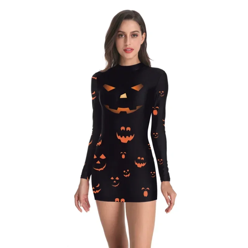 Halloween Dresses Horror Role Blood Nurse Short Pack Hip Short Dress Cosplay Zombie Nurse Uniform Event Costume