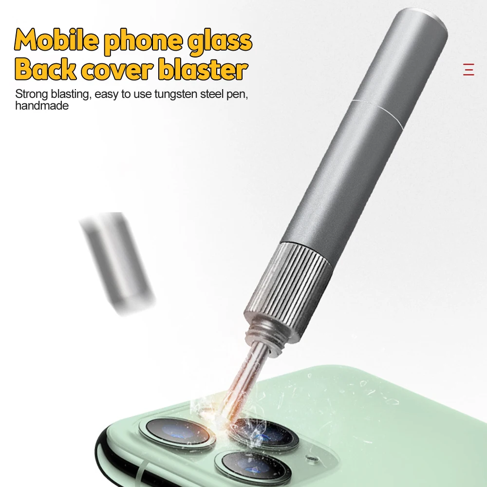 Mobile phone glass back cover blasting pen diamond pen Crack Demolishing Pen fixed-point breaking glass