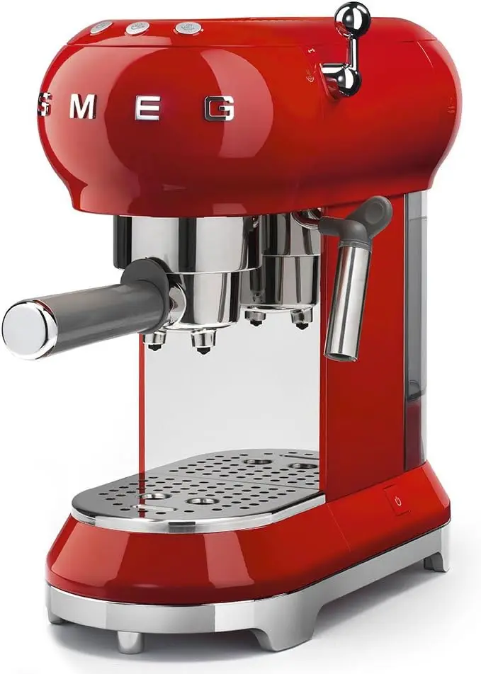 

Кофемашина для эспрессо Smeg, красная
