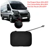 Front Bumper Towing Eye Hook Cover Plastic Black #735589787 Fit For Peugeot Boxer Fiat Ducato Citroen Relay (Jumper) 2014-2019 1