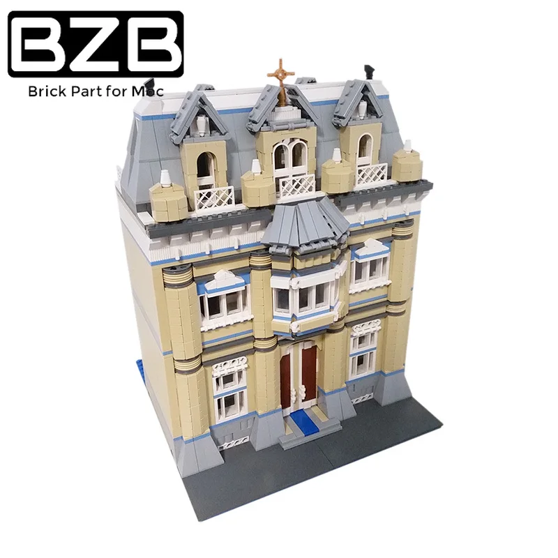 BZB MOC-54840 10214 альтернативный модульный школьный конструктор набор строительных