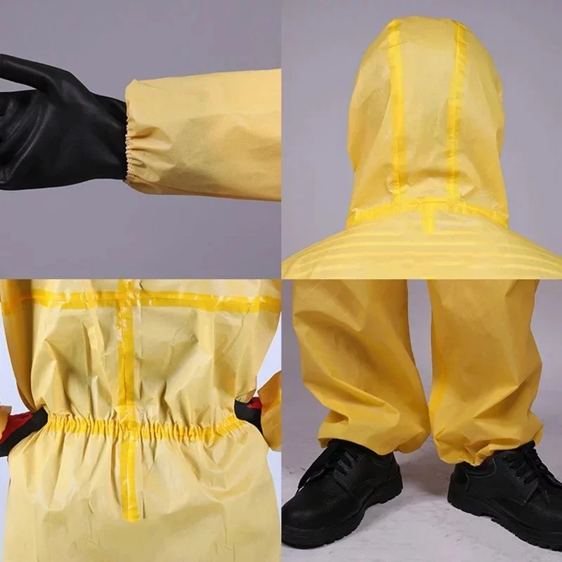 Chemical Protective Coverall Suit 3