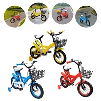 Vélo pour enfants garçons filles vélo pour tout-petits hauteur réglable vélo pour enfants avec panier pour 2-4 ans bleu/rouge/jaune 5
