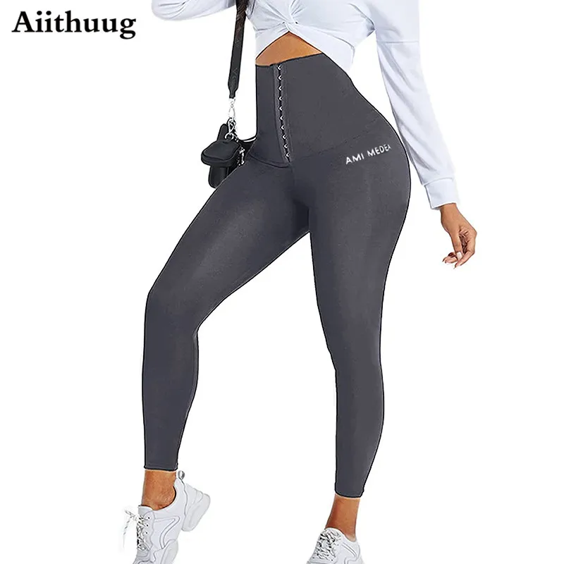 

Aiithuug Women Yoga Leggings High Waisted Legging Tummy Control Body Shaper Yoga Pants for Women Compression Workout Leggings