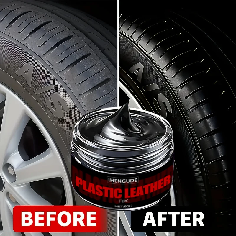 Car Plastic Repair Agent Interior Panel Polishing Wax Coating Paste Image 5