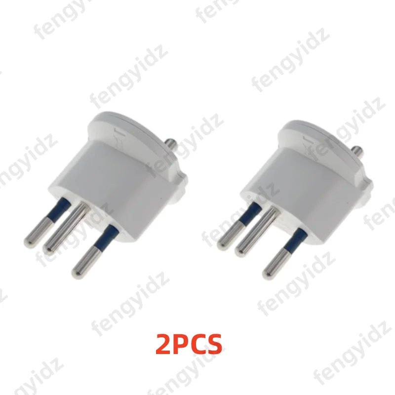 European to Swiss Travel Power Adapter, 3-Pin, 10A 250V