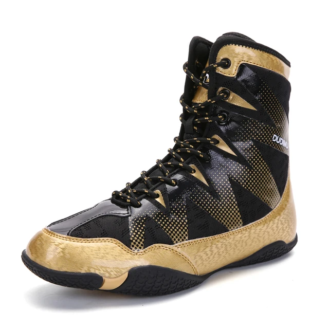 Black And Gold Wrestling Shoes stickhealthcare.co.uk