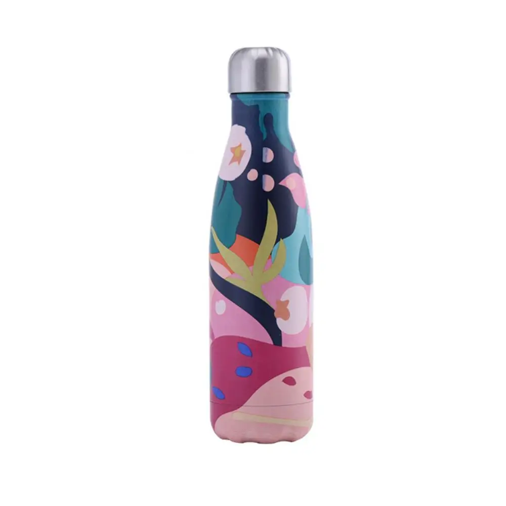 Creative Double-Wall Thermos Cup 304 Stainless Steel Drink Water Bottle High Capacity Sport Water Bottles