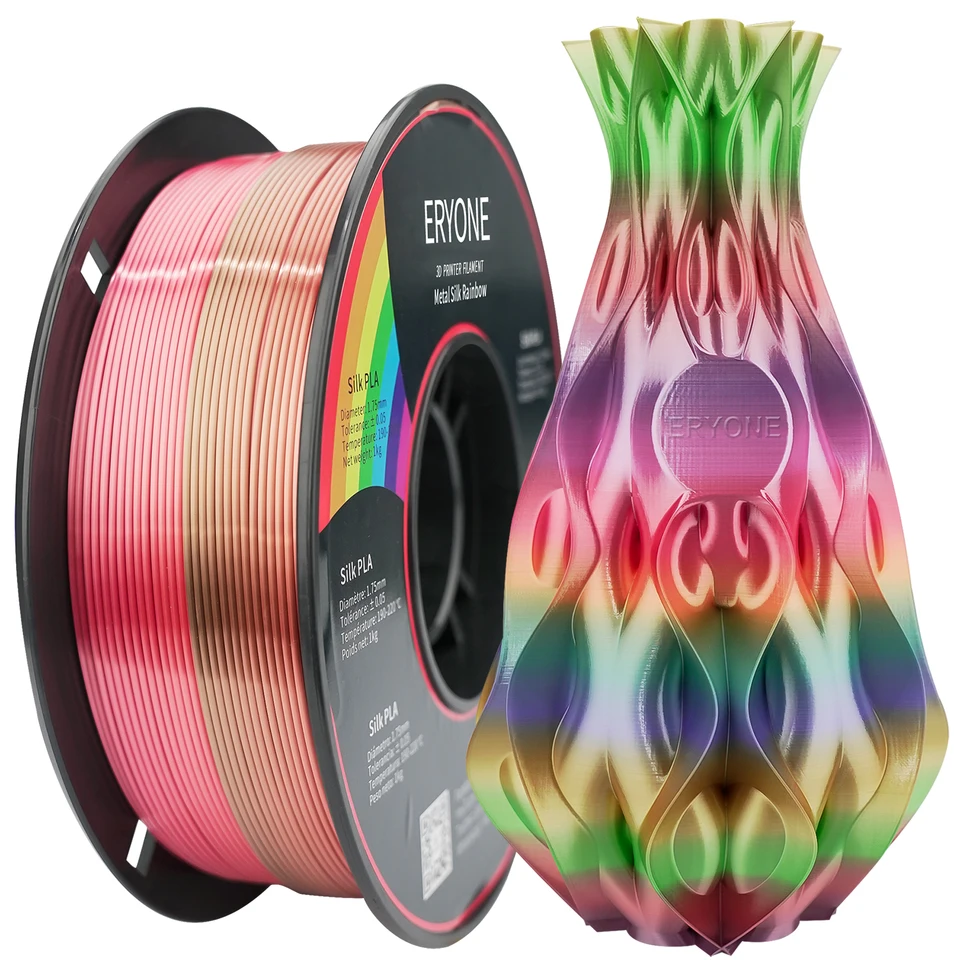 Eryone Multicolor Rainbow PLA Filament 1.75mm 1KG