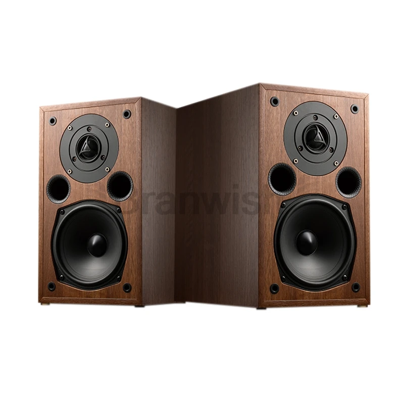 

5 Inch Bookshelf Speaker Passive Subwoofer HiFi Fidelity Speaker Two-Way Surround Speaker Sound Box 100W*2 Power Fever Speaker