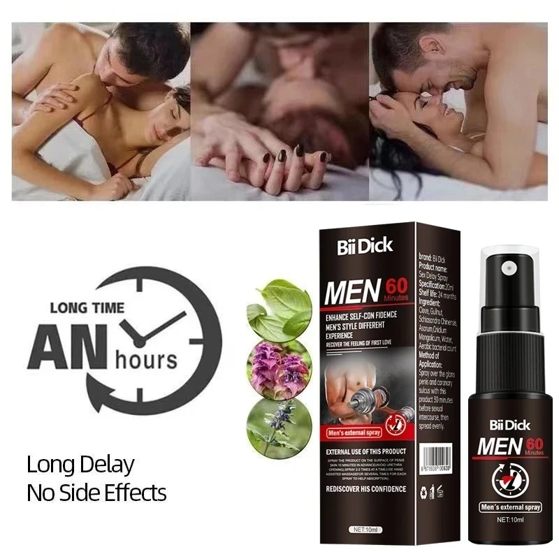 

Spray africano para retrasar la eyaculación para hombre, producto para coquetear, prolongar el sexo, larga duración de 60 minuto