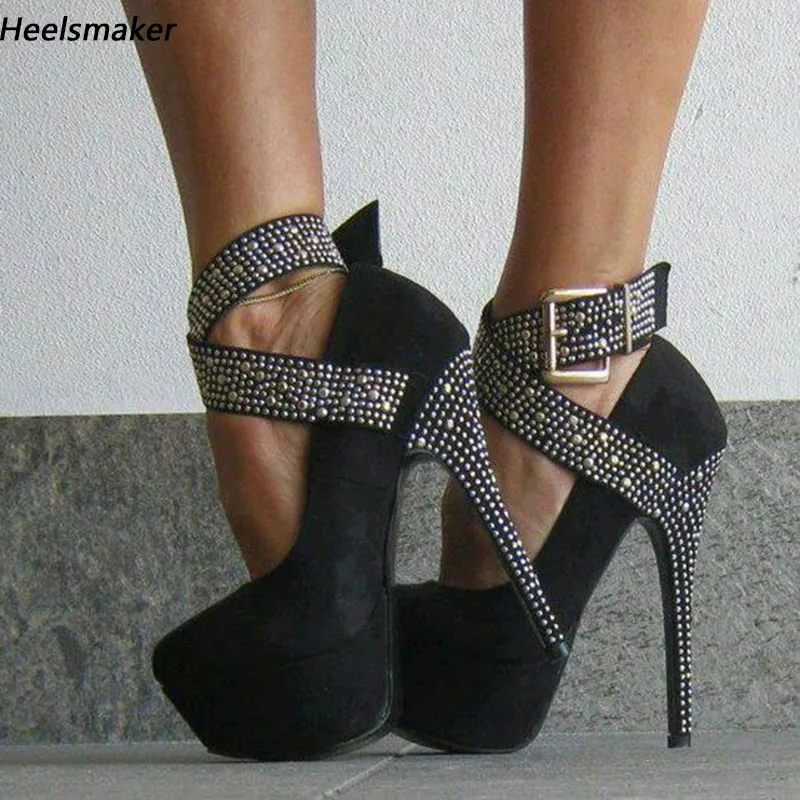 

Женские туфли-лодочки из искусственной замши с круглым носком, размеры 5-20