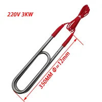 Tube chauffant électrique 220V/380V, Type U, chauffe-eau à Immersion en acier inoxydable pour réservoir 3