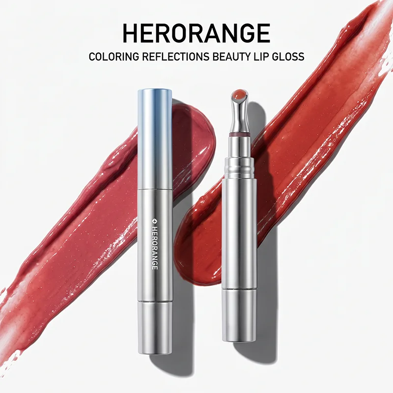 Feuchtigkeitsspendender Glanz Lippenstift Set Pflegend Wasserfest_voghion.com