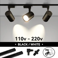 Led Track Light Set Adjustable Spot Rail Lamp 20/30/40W Spotlight Track Lamp indoor Lighting Fixture for Store Living Room Decor 1