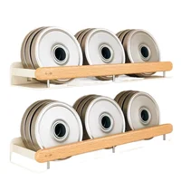Support de rangement mural pour ustensiles de cuisine, organisateur d'épices, ustensiles de cuisine, support à crochets, étagère de rangement pour couteaux pour un rangement efficace de la cuisine 6