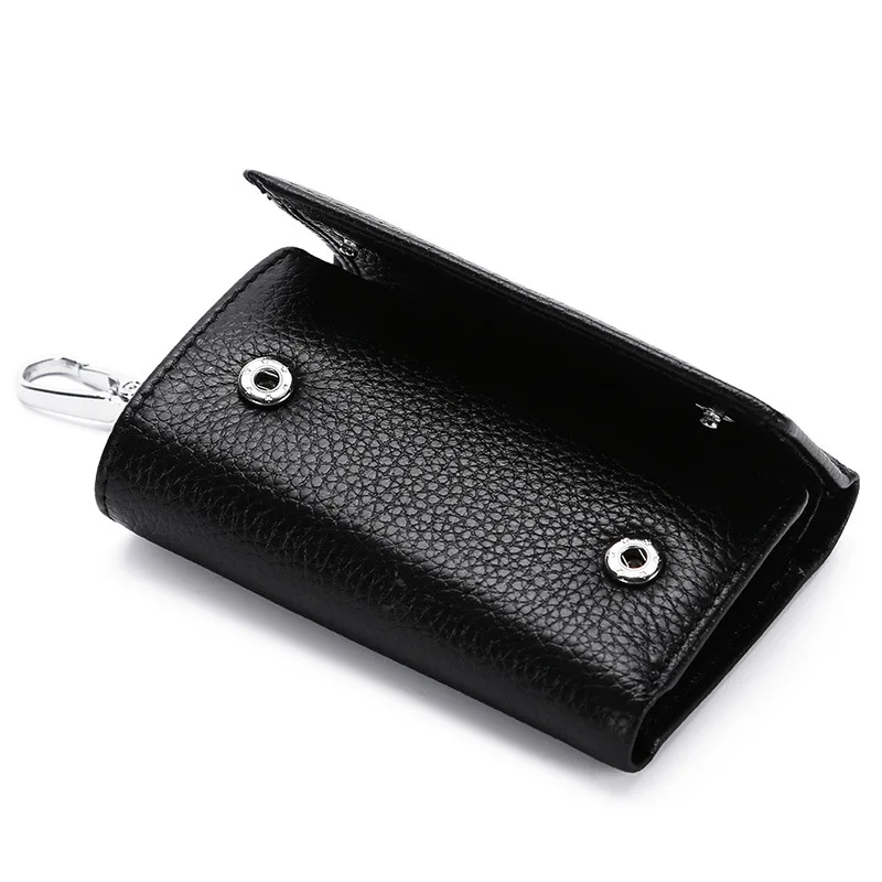 Upgrate Togo Cow Leather Men Women Key Holder House Keychain Bag Organizer Wallet Car Key Case Pouch Mini Purse